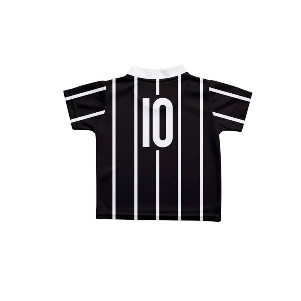 Imagem 2 do produto Kit Uniforme de Futebol Torcida Baby Corinthians Sublimado Infantil