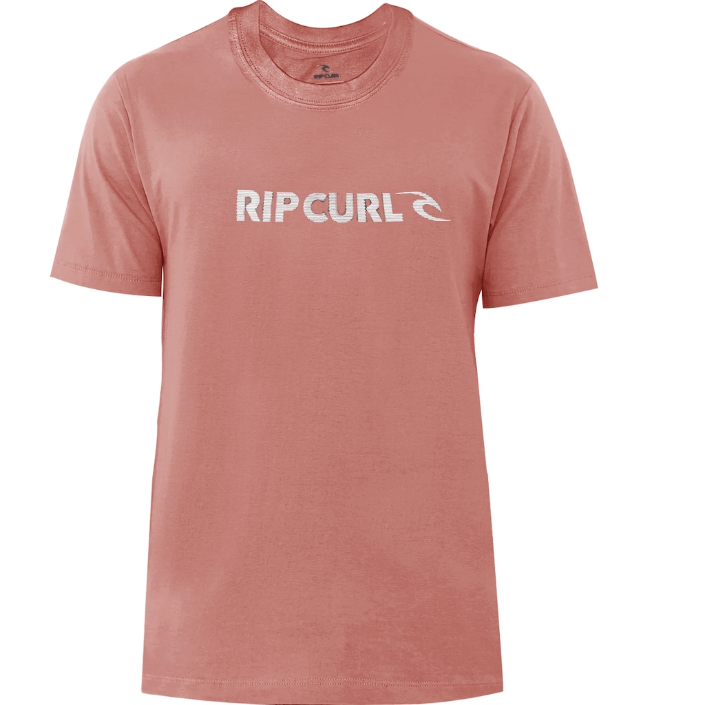 Camiseta Rip Curl New Icon Sphere Rose Sky Masculina