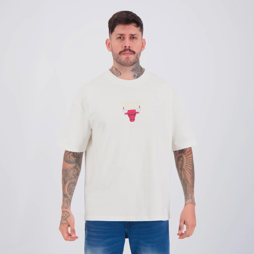 Camiseta New Era NBA Chicago Bulls Core Historic Masculina