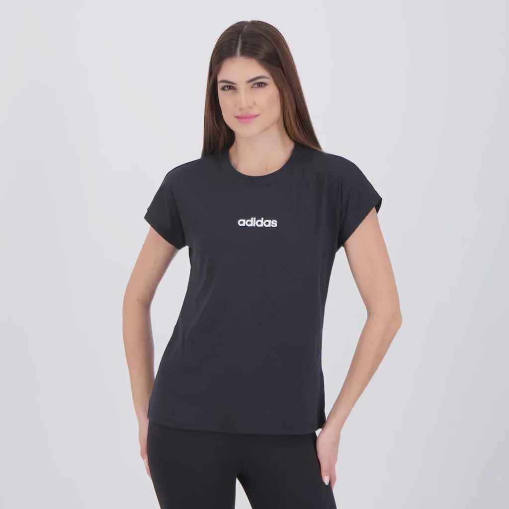 Camiseta adidas Logo Linear Feminina