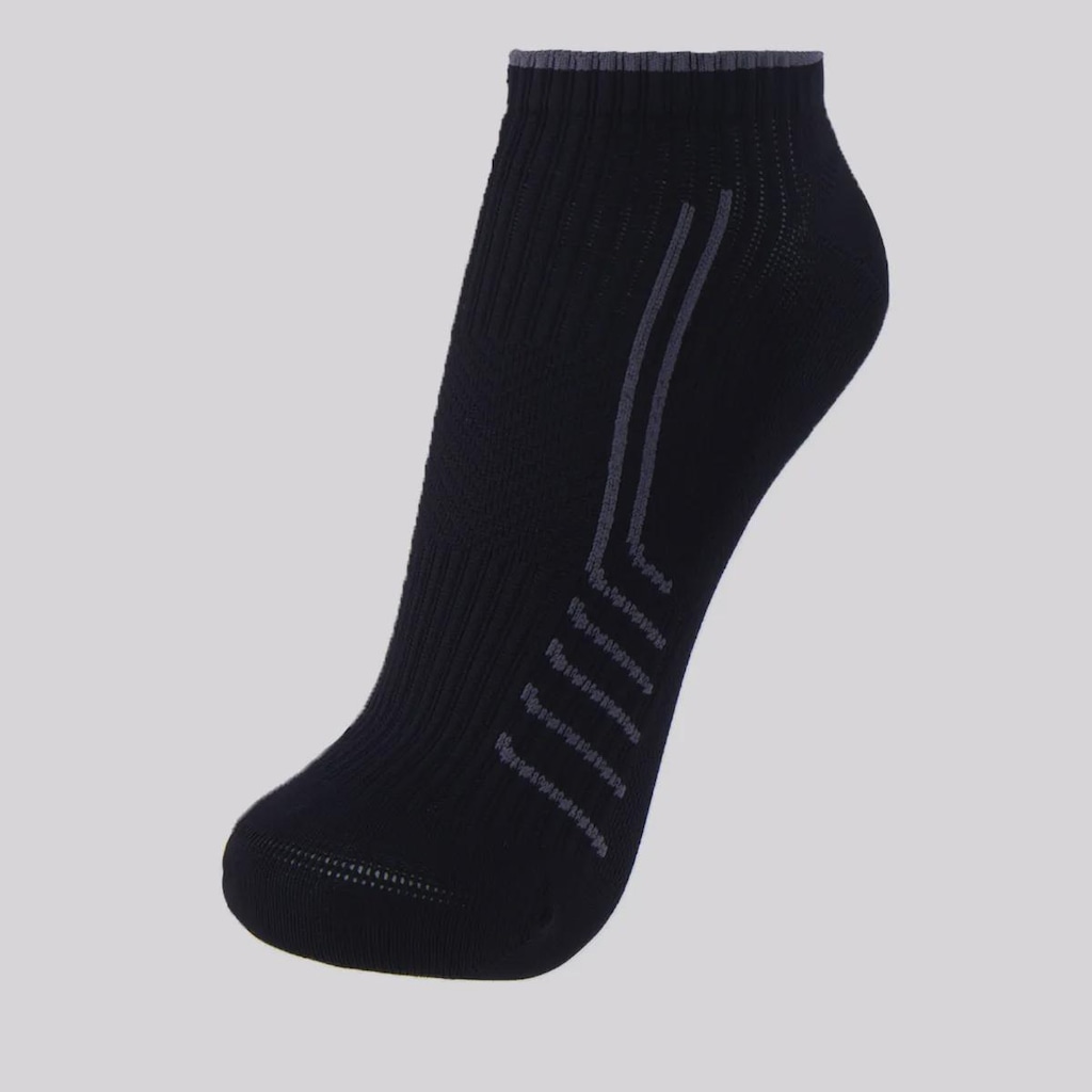 Imagem 2 do produto Kit Meia Lupo Sport Roma Cano Curto 3 Pares Unissex