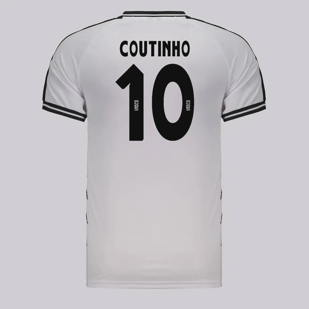 Camisa do Vasco Supporter Block Coutinho 10 Kappa Masculina
