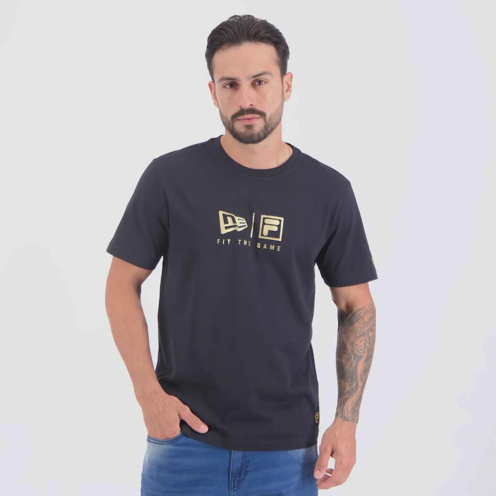 Camiseta New Era X Fila Masculina