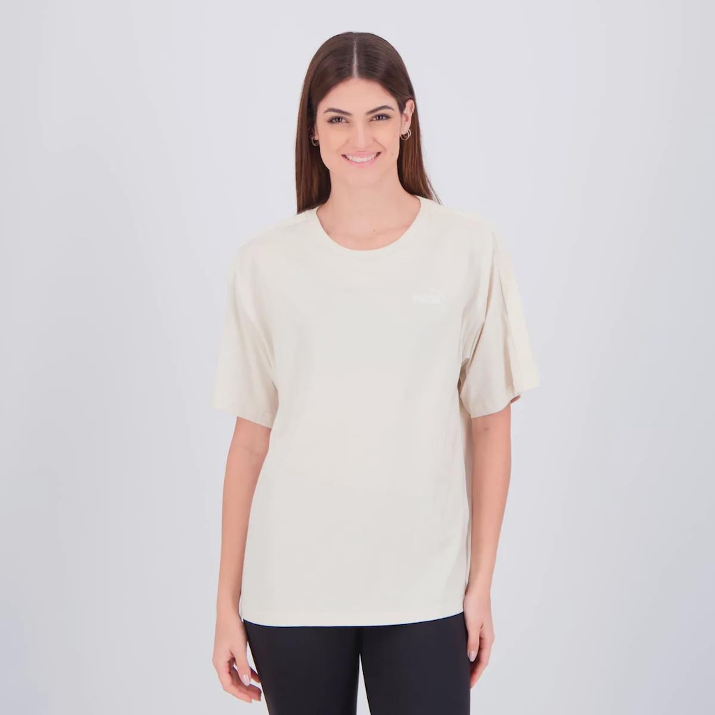 Camiseta Puma ESS Tape Relaxed Feminina