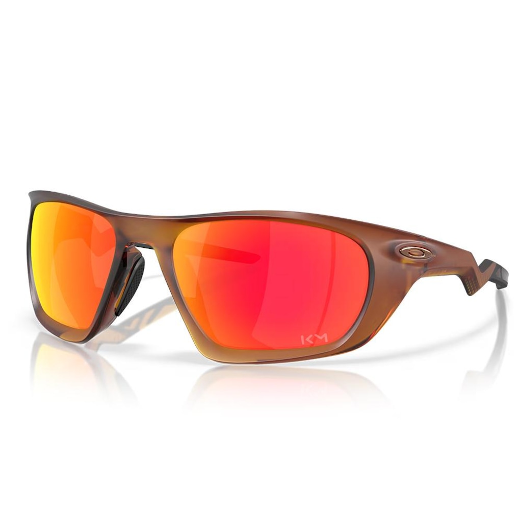 Óculos de Sol Oakley Lateralis Matte Dark Amber Prizm Ruby - Unissex