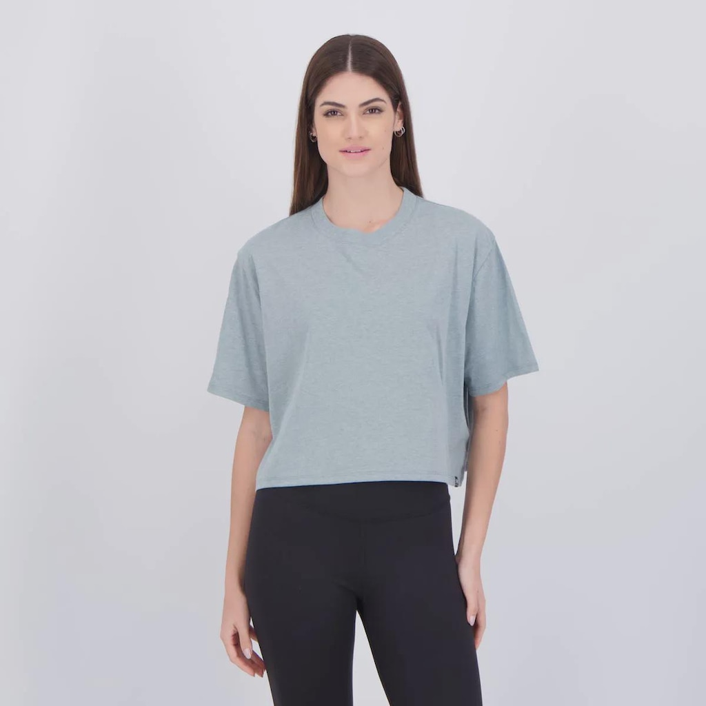 Camiseta Cropped Under Armour Rival SS Feminino