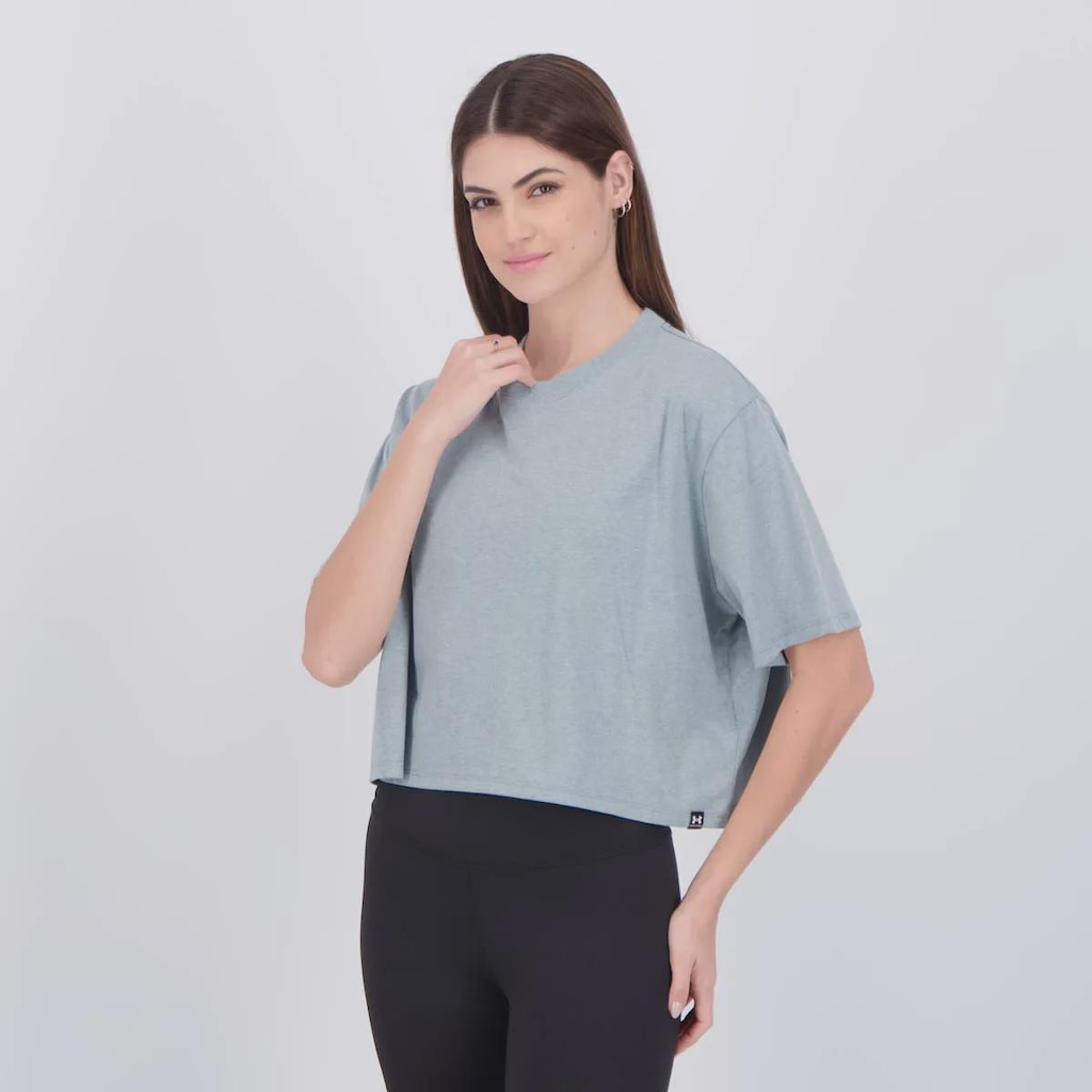 Imagem 3 do produto Camiseta Cropped Under Armour Rival SS Feminino