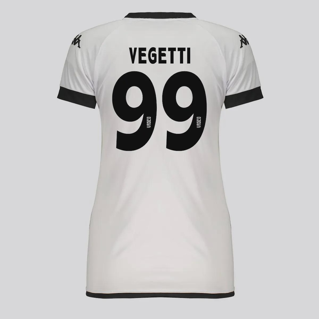 Camisa Vasco Supporter Graphik Feminina 99 Vegetti Kappa Feminina
