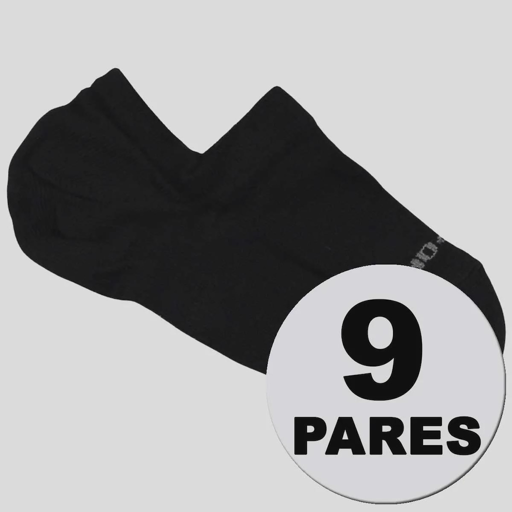 Kit Meia Lupo Sport Sapatilha 9 Pares Unissex