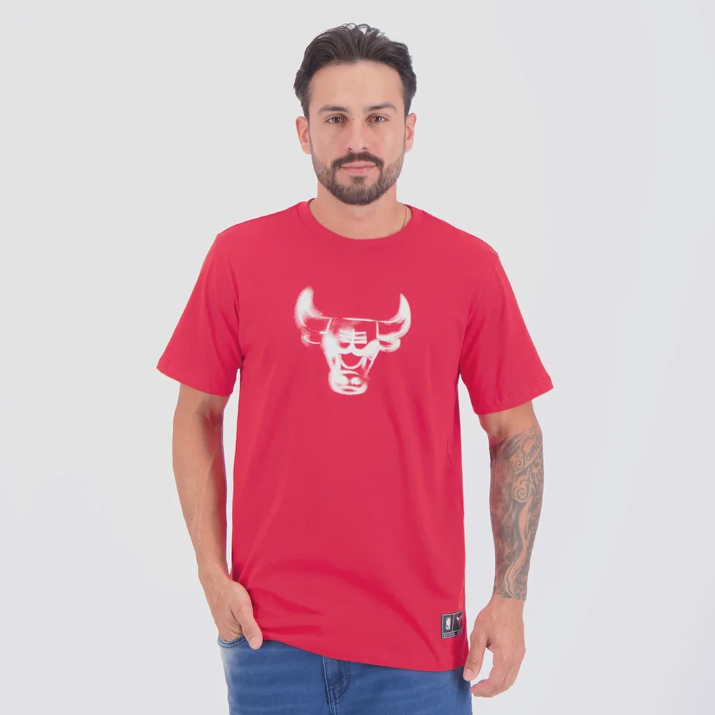 Camiseta NBA Chicago Bulls Spray Masculina