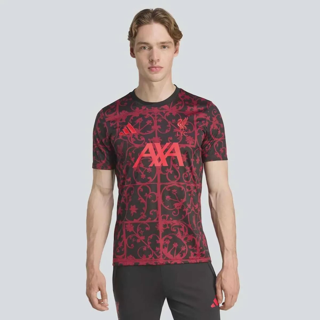 Imagem 3 do produto Camisa Liverpool Pré-Jogo 2026 9 Isak adidas Masculina