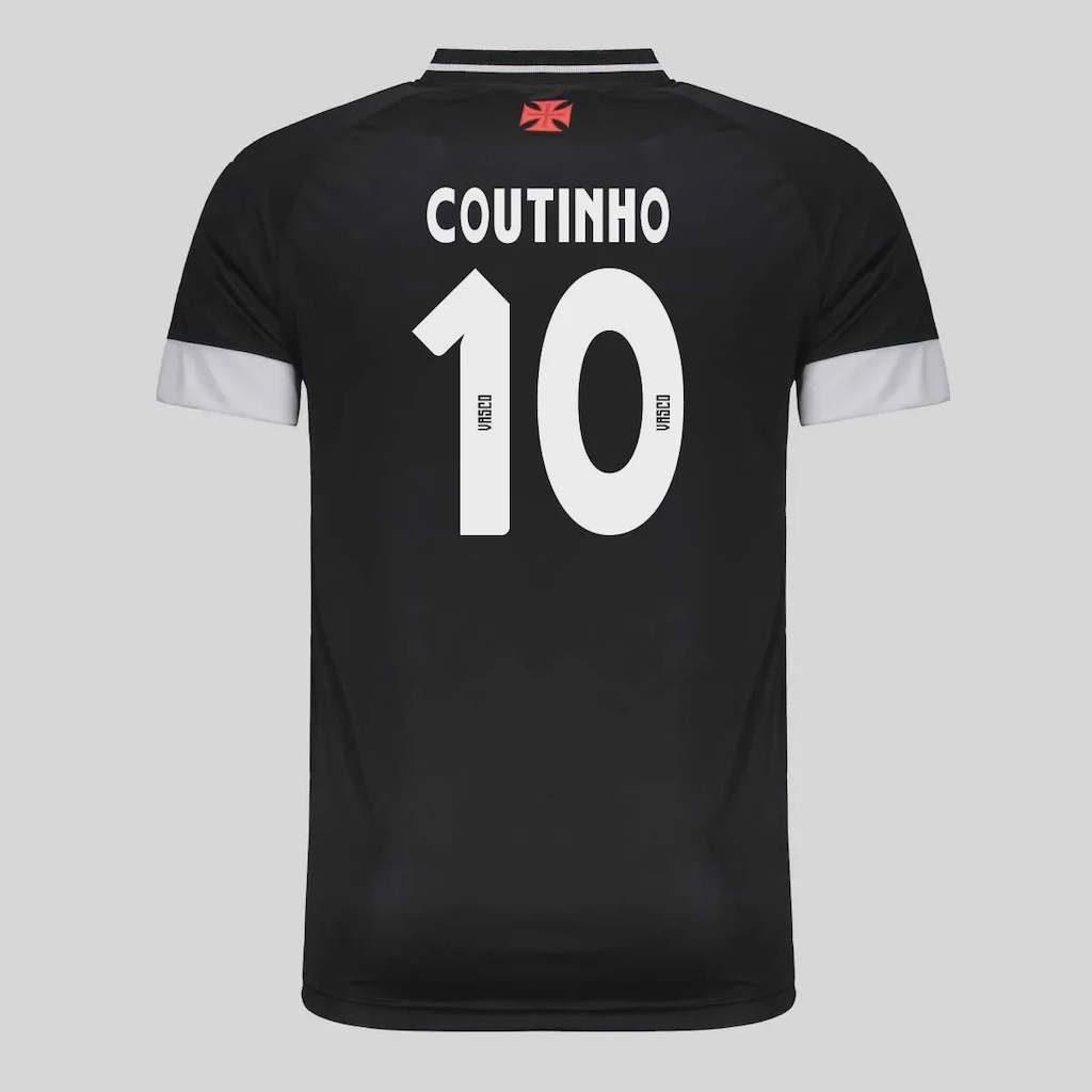 Camisa do Vasco Supporter UP 10 Coutinho Kappa Masculina