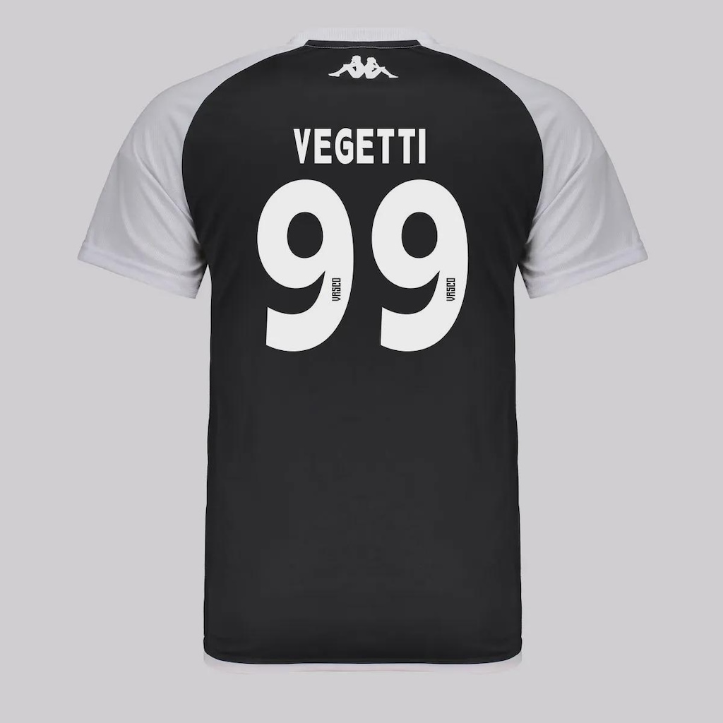 Camisa do Vasco Supporter Graphik Duo Kappa 99 Vegetti Masculina