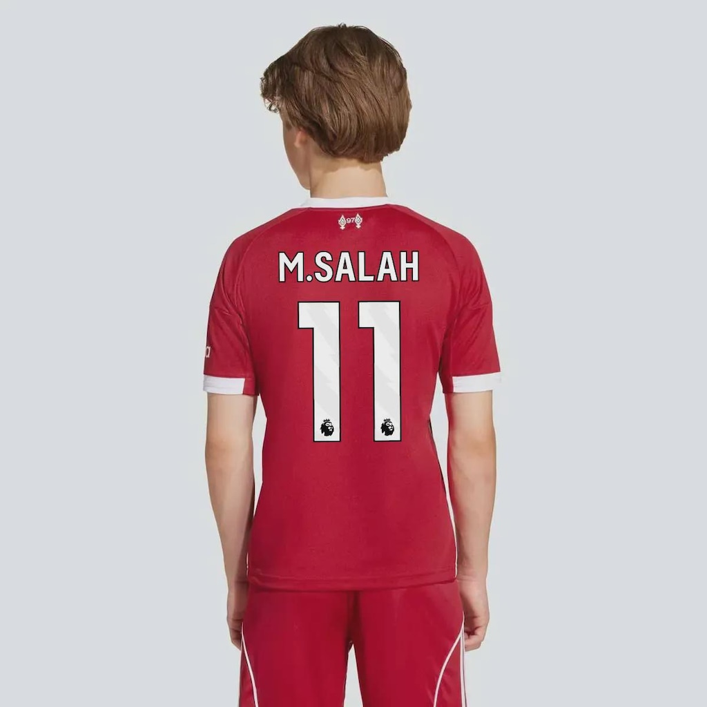 Imagem 5 do produto Camisa Liverpool I 2026 Adidas 11 M.Salah Infantil