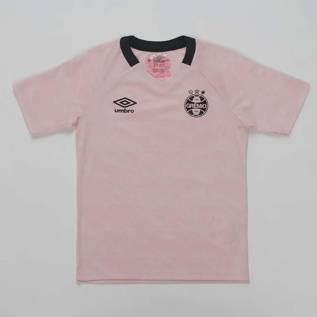 Camisa do Grêmio Outubro Rosa 2025 Umbro Infantil