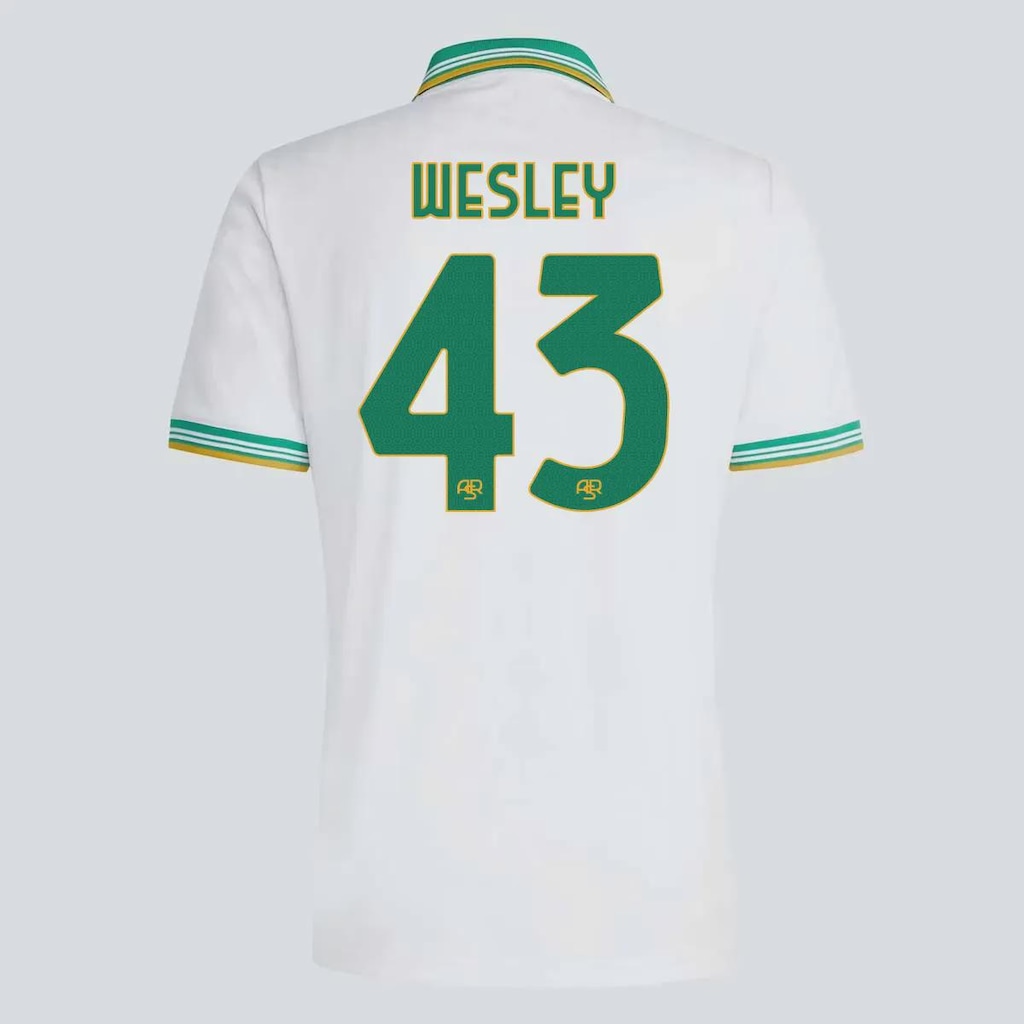 Camisa Roma III 2026 43 Wesley adidas Masculina