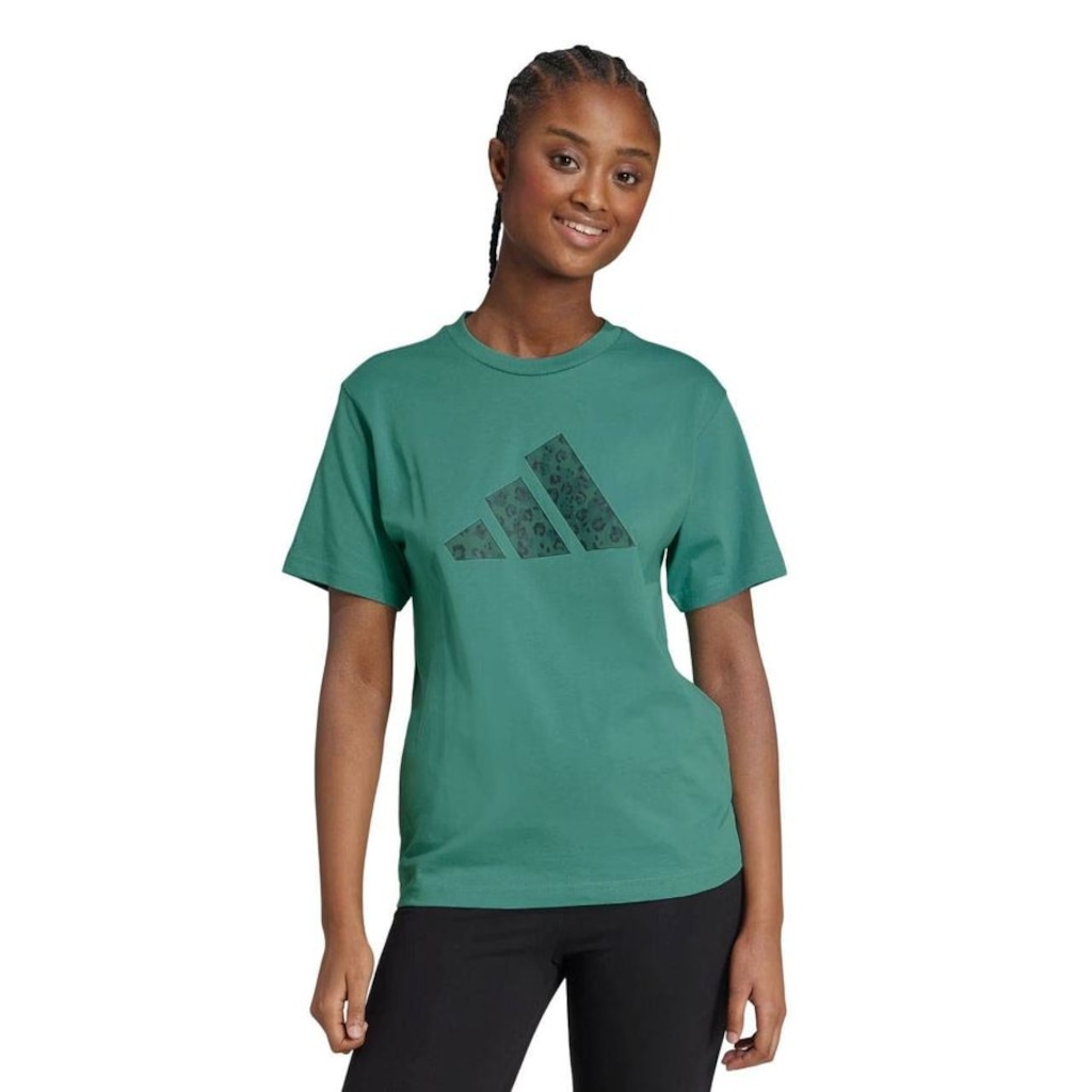 Camiseta adidas M/C Animal Graphic Feminina