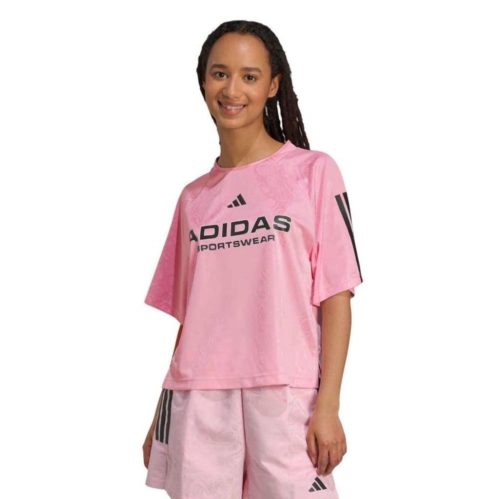 Camiseta adidas M/C Tiro Q3 Feminina