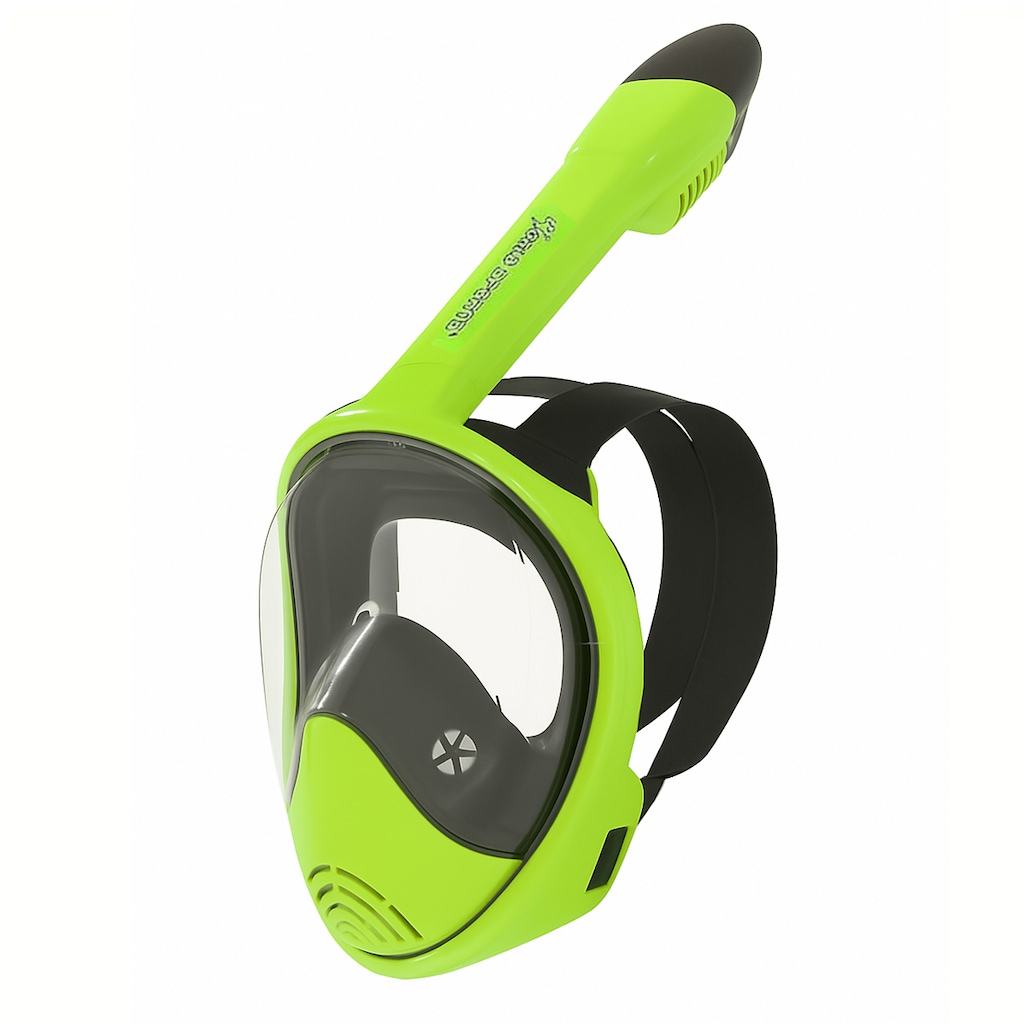 Máscara Subaquática de Mergulho Gold Sports Racer Full Face com Snorkel