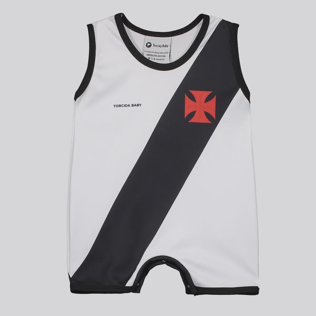 Macacão Regata Infantil Vasco