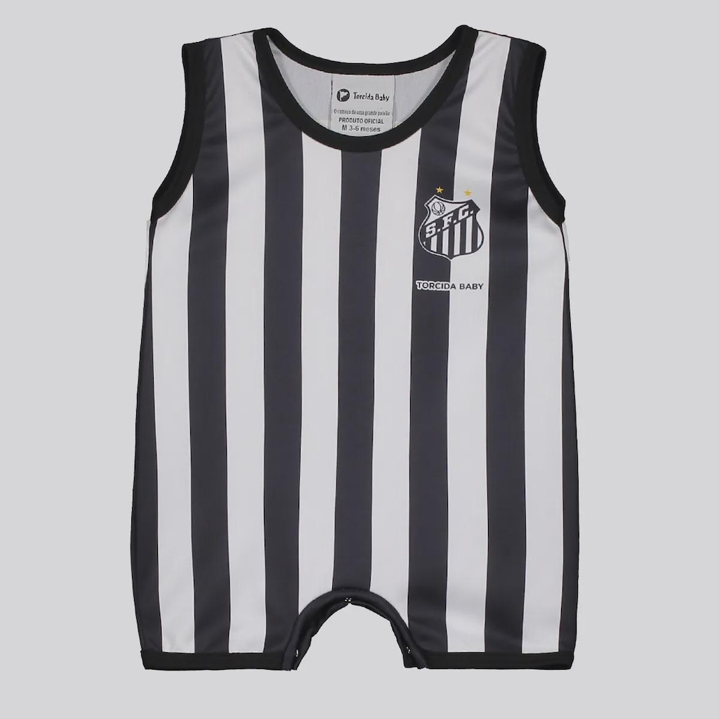 Macacão Regata Santos Infantil