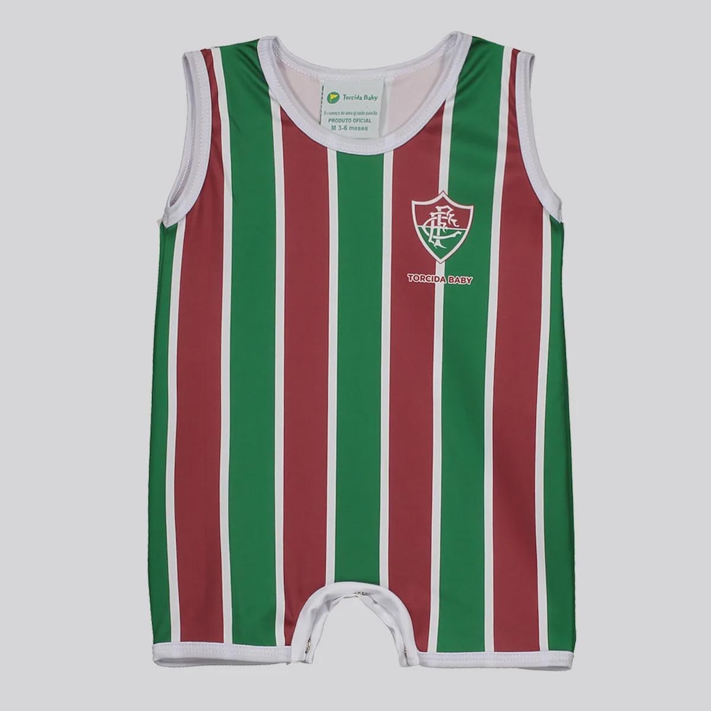 Macacão Regata Infantil Fluminense
