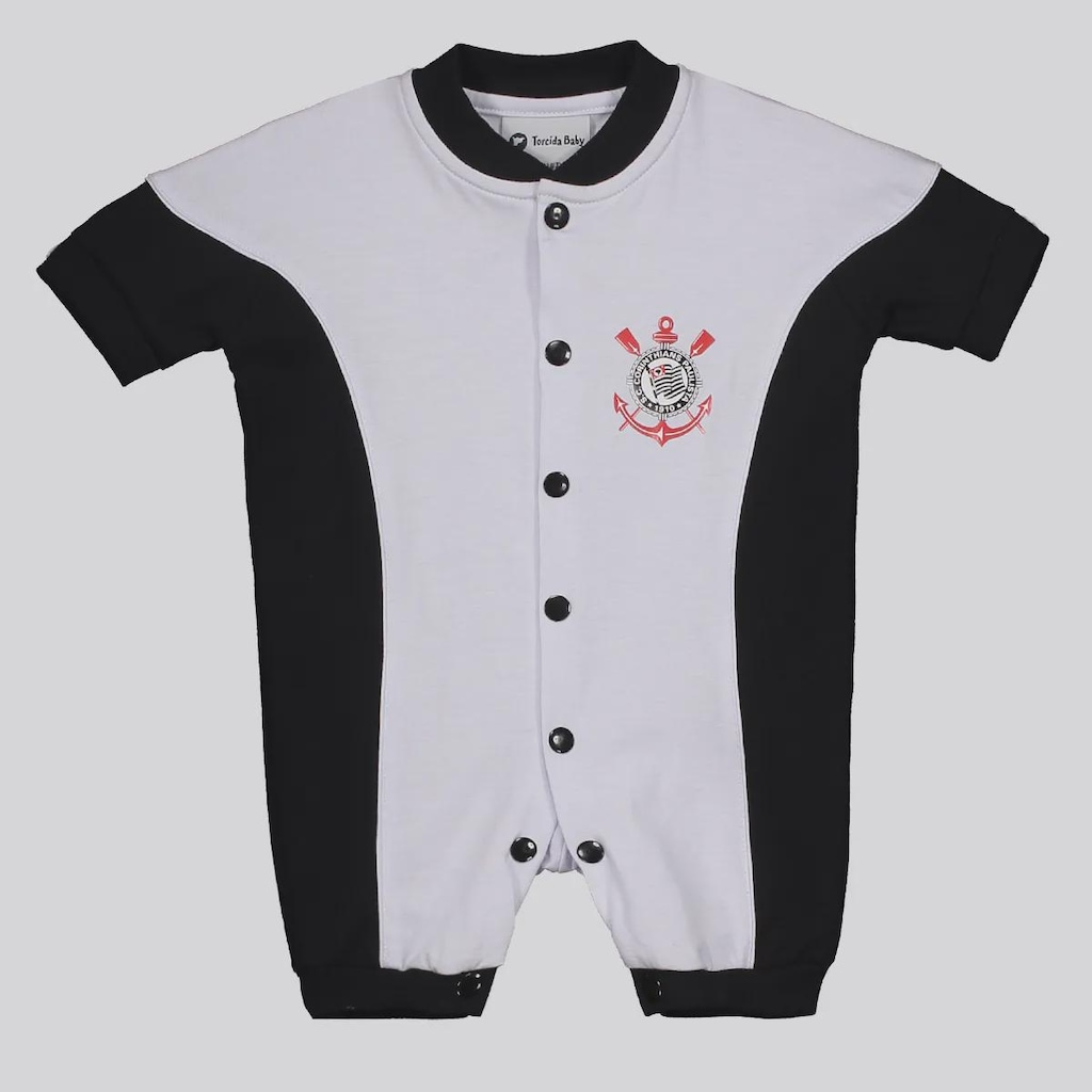 Macacão Meia Malha Curto Corinthians