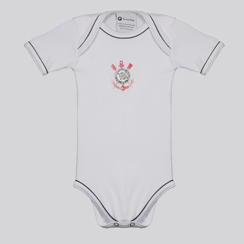 Body Curto Corinthians Infantil