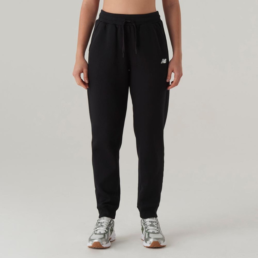 Calça com Felpa New Balance Essentials Feminina