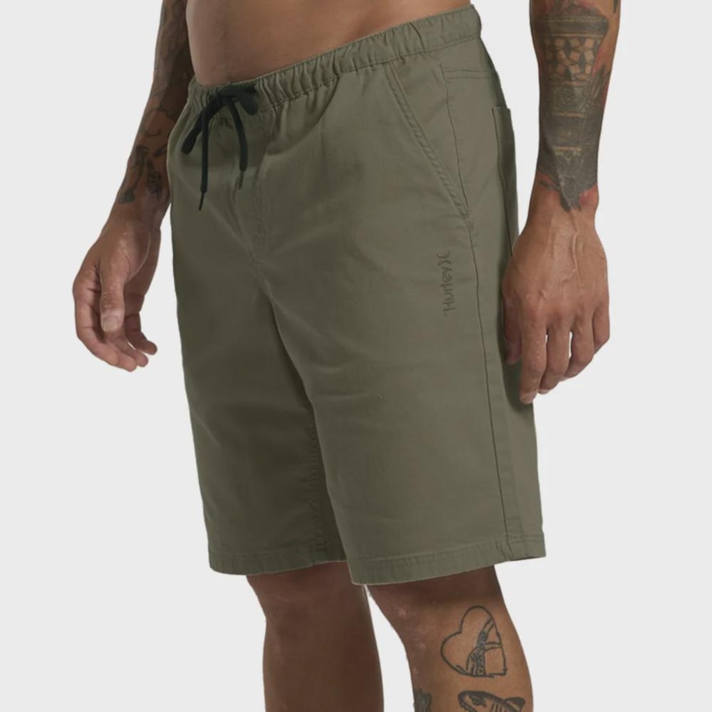 Bermuda Hurley Walk Flat Masculina