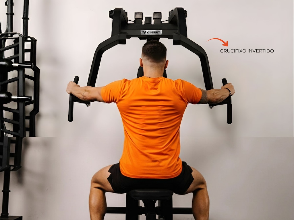 Imagem 4 do produto Peck Deck Fly Articulado Yangfit Voador Peitoral Dorsal
