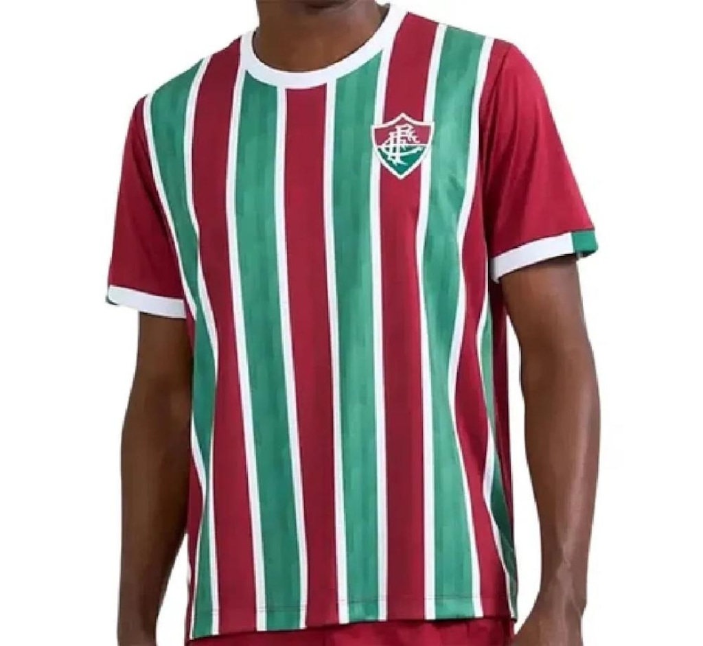 Camiseta Braziline Fluminense Tratado Masculina
