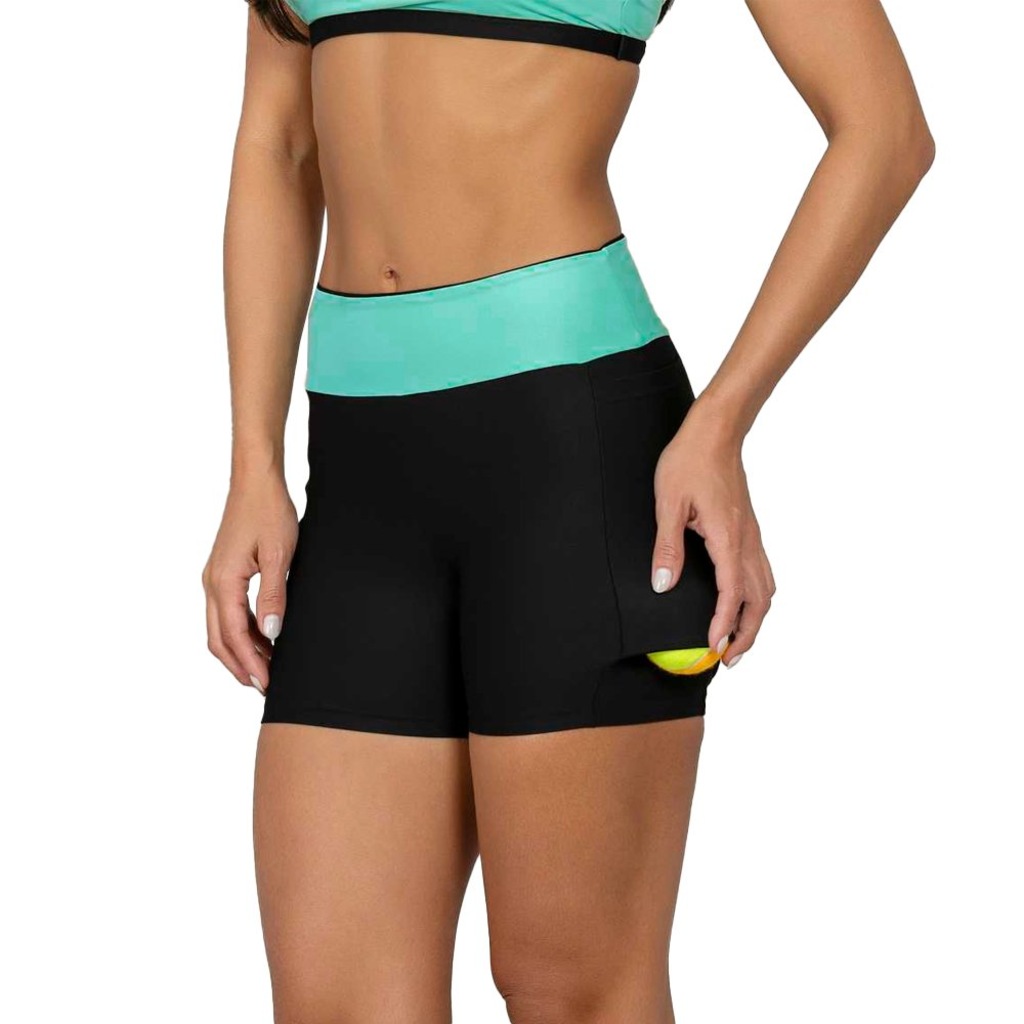 Bermuda Run More com Bolso Beach Tennis Feminina