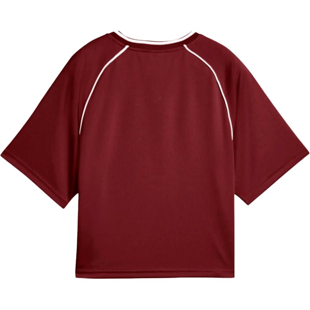 Imagem 2 do produto Blusa Cropped Puma Ess Relaxed Football Ruby Shimmer Feminina