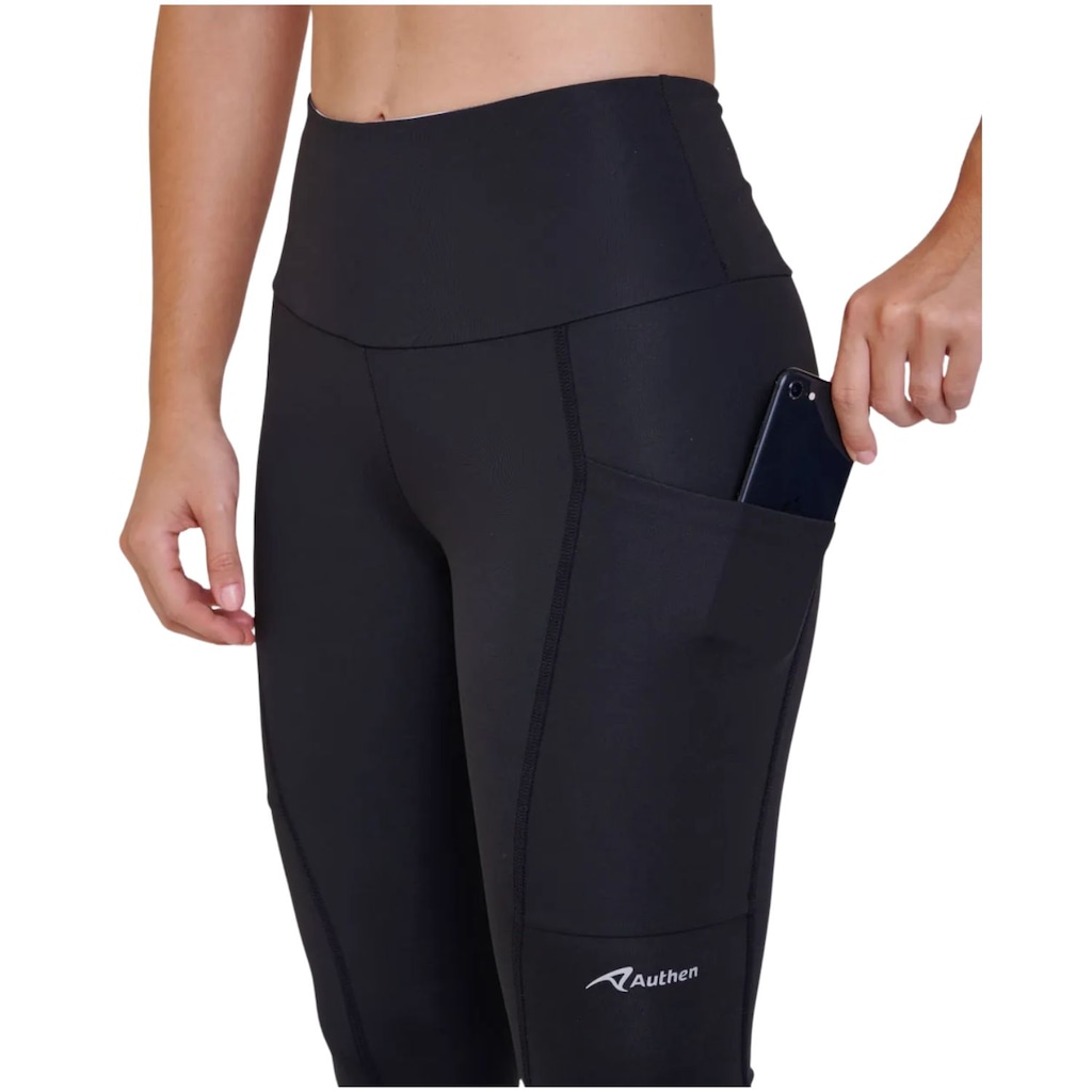 Imagem 5 do produto Calça Legging Authen Essential Run Stamina 3 Bolsos - Feminina