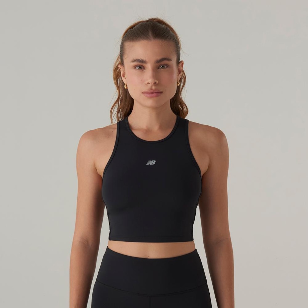 Camiseta Regata New Balance Harmony Rib Performance Feminina