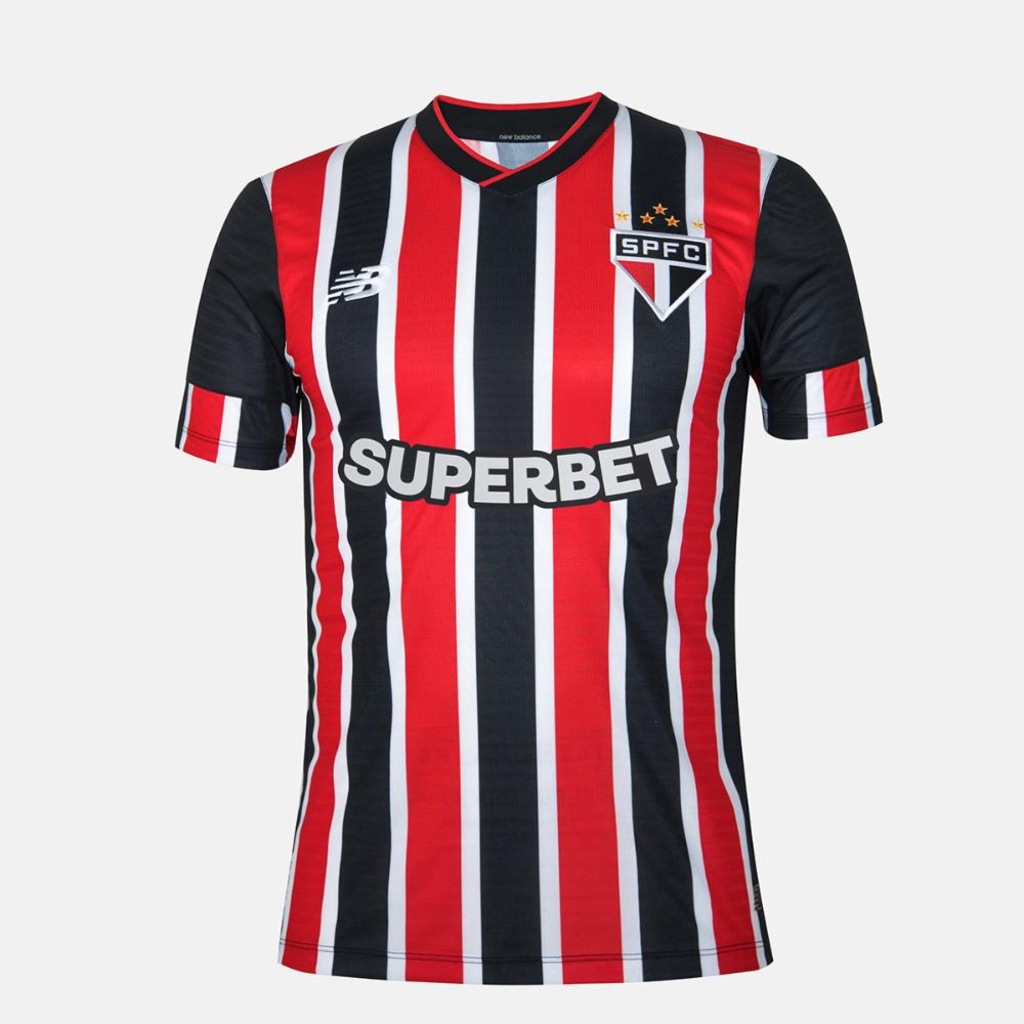 Camisa de São Paulo 24/25 New Balance Torcedor C/P Masculina
