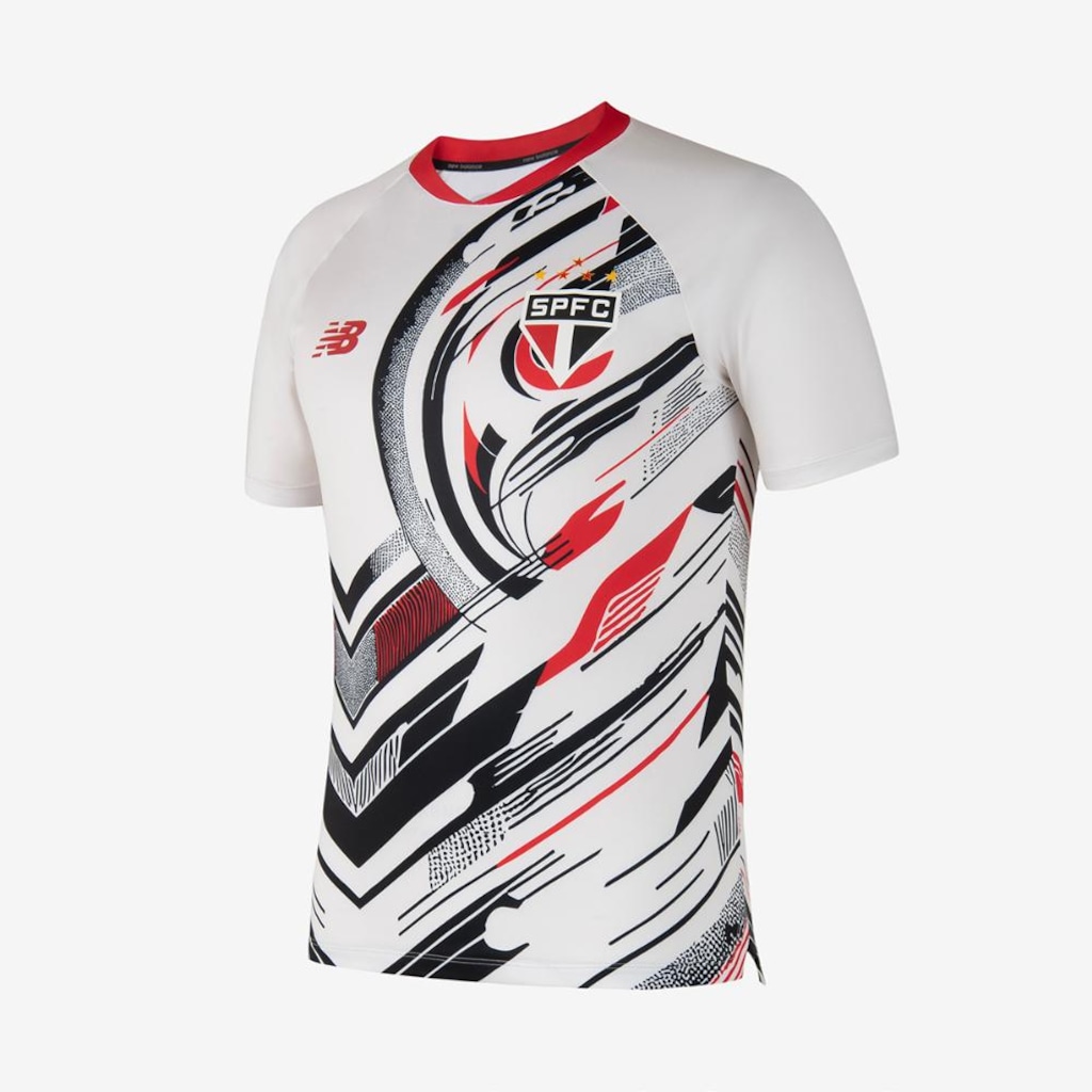 Imagem 2 do produto Camisa Pré-jogo do São Paulo 25 New Balance Masculina