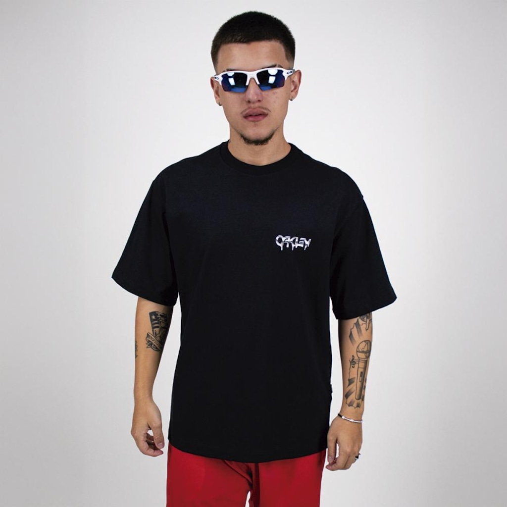 Imagem 2 do produto Camiseta Oakley B1B Melted Metal SS Tee