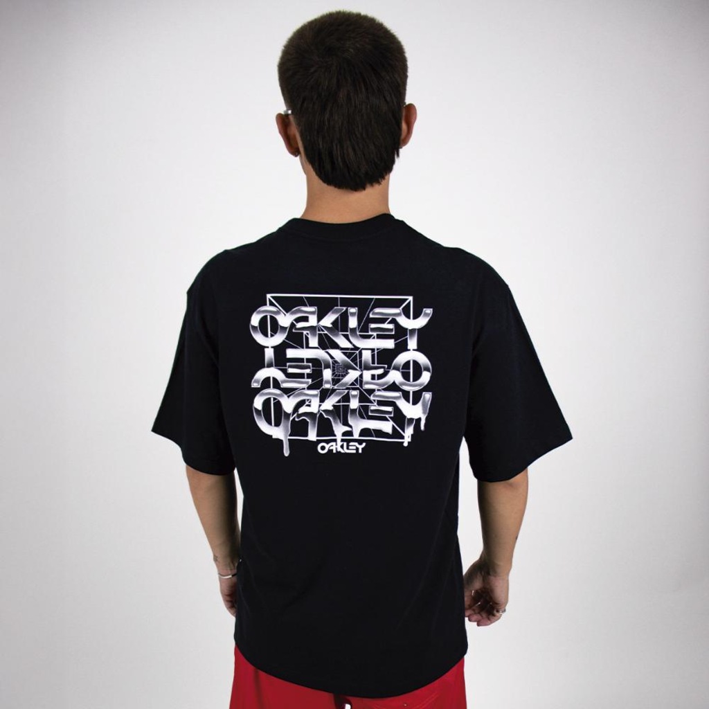 Imagem 4 do produto Camiseta Oakley B1B Melted Metal SS Tee
