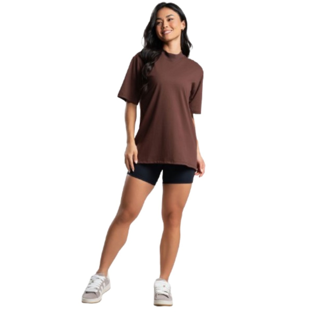 Imagem 2 do produto Blusa Vekyo Gola Alta Oversized Feminina