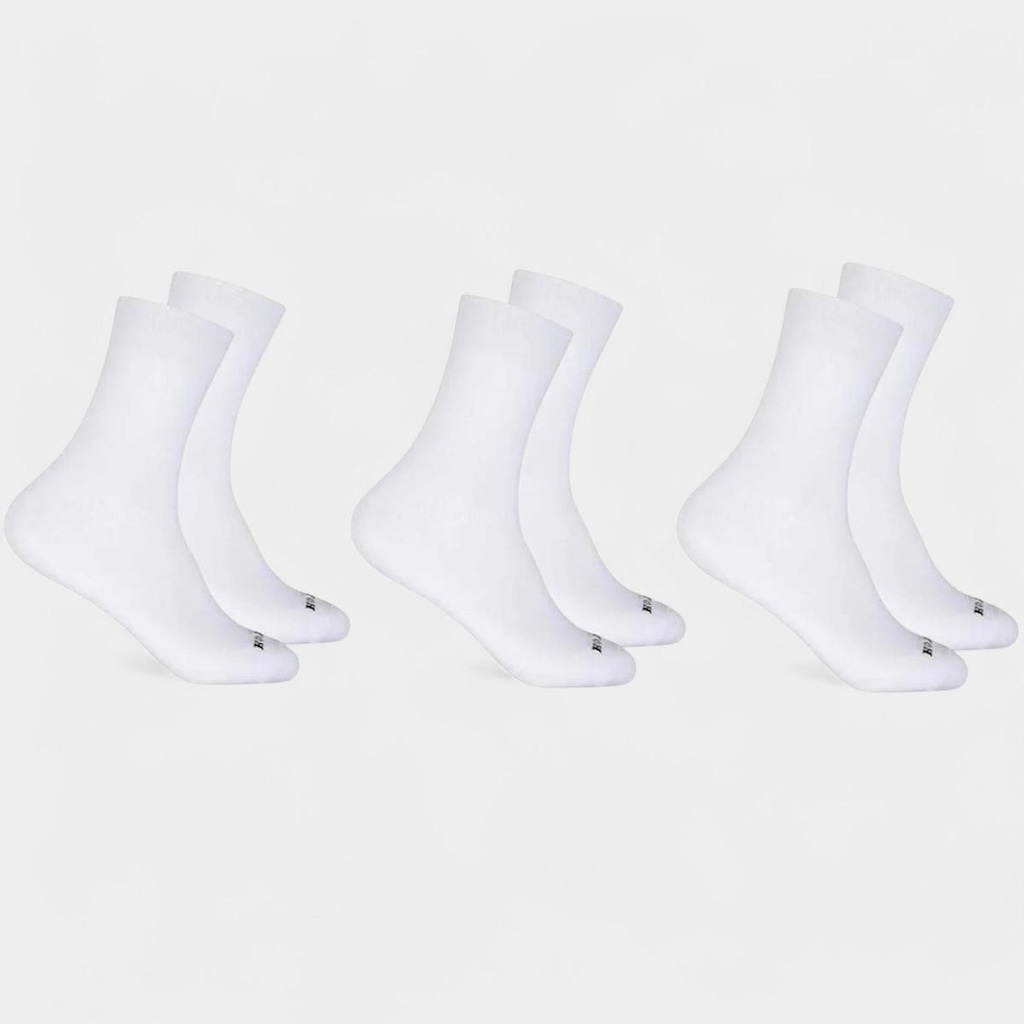 Kit 3 Pares de Meia Hoahi Cano Médio Unissex