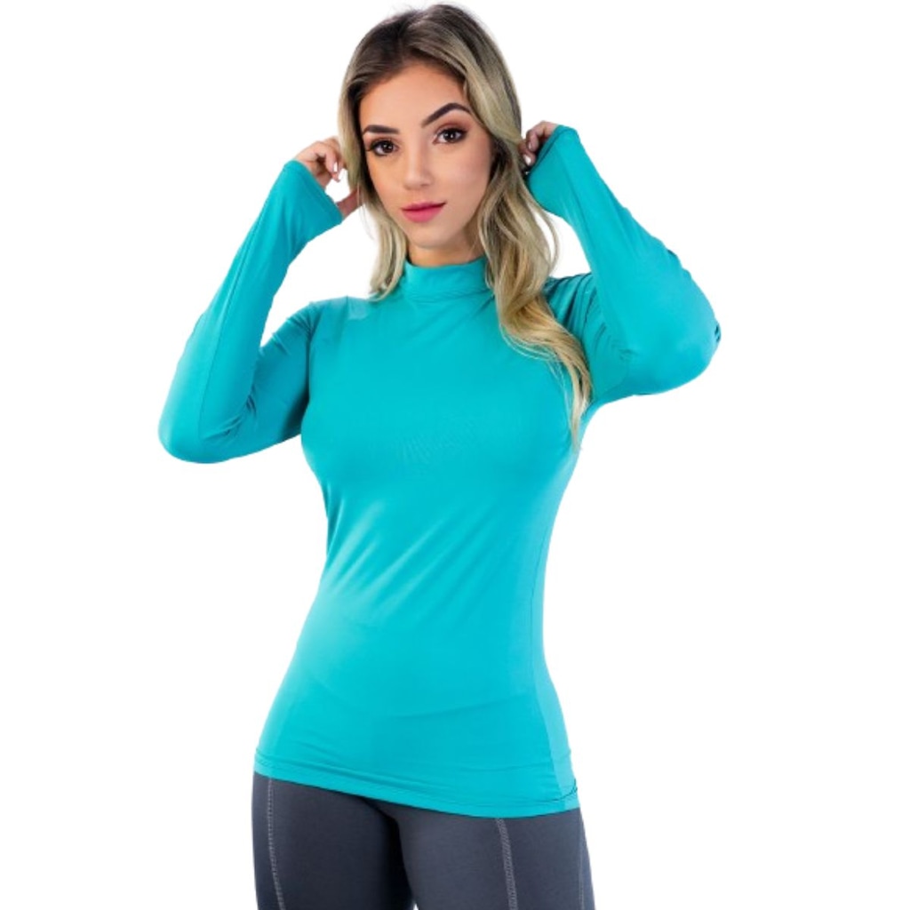 Camiseta Térmica Proteção UV Vekyo ML Musculação