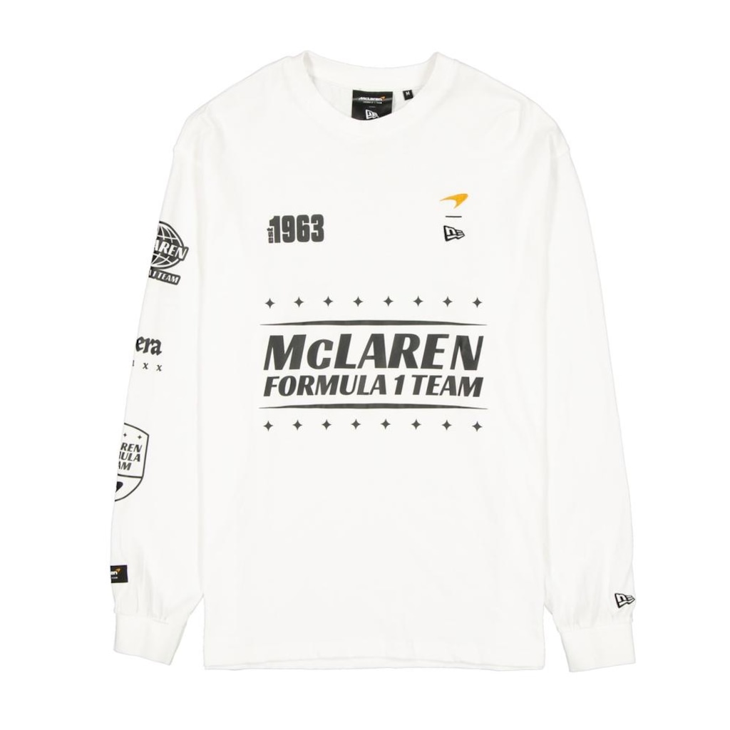 Camiseta New Era McLaren ls Racing New Era Masculina