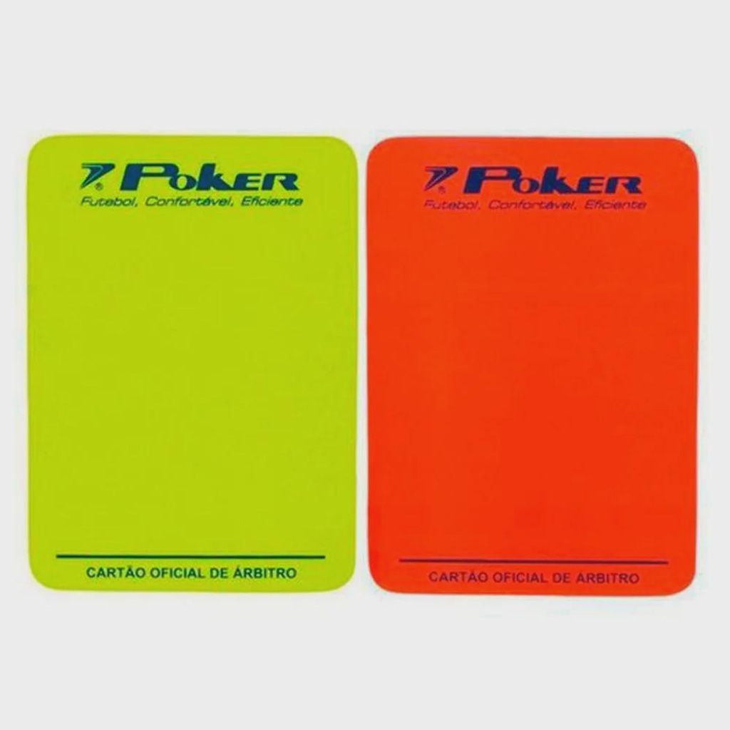 Cartão Poker Árbitro Campo Oficial