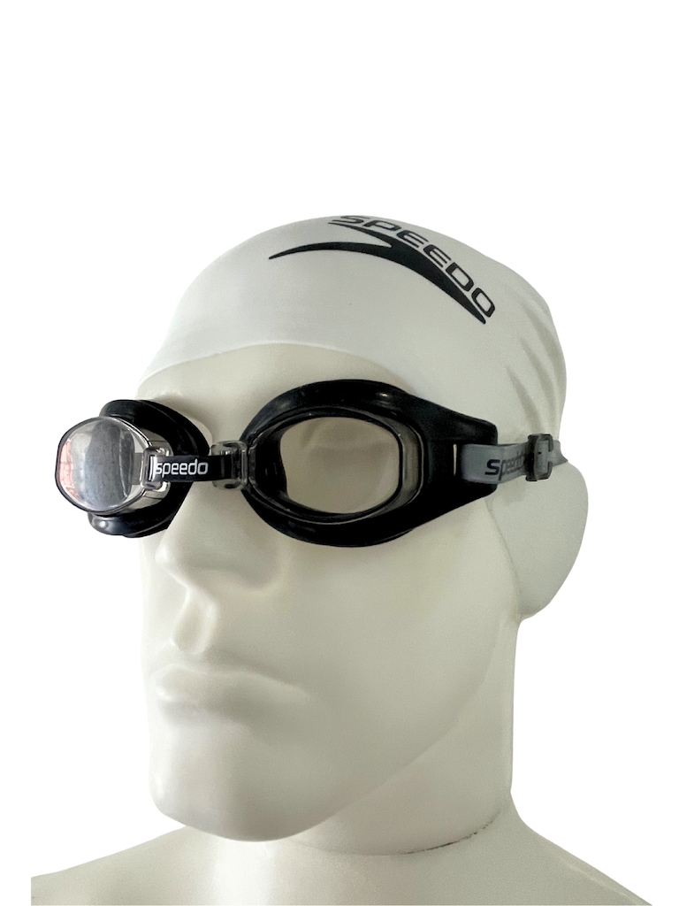 Kit Speedo Óculos e Touca Silicone Natação Swin Freestyle
