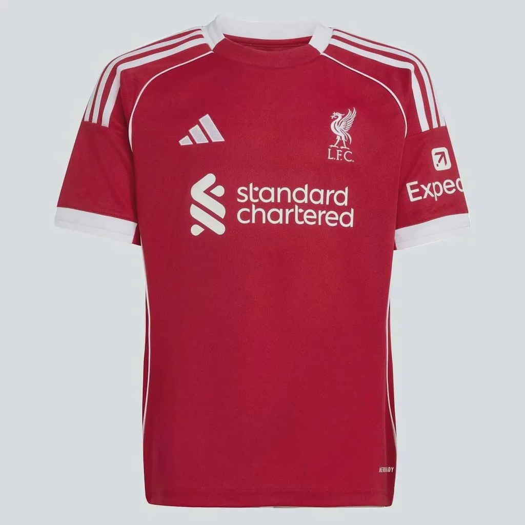 Imagem 2 do produto Camisa Liverpool I 2026 9 Isak adidas Infantil