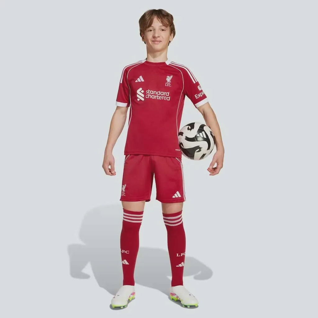 Imagem 3 do produto Camisa Liverpool I 2026 9 Isak adidas Infantil