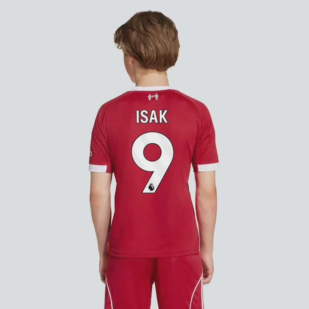 Imagem 5 do produto Camisa Liverpool I 2026 9 Isak adidas Infantil