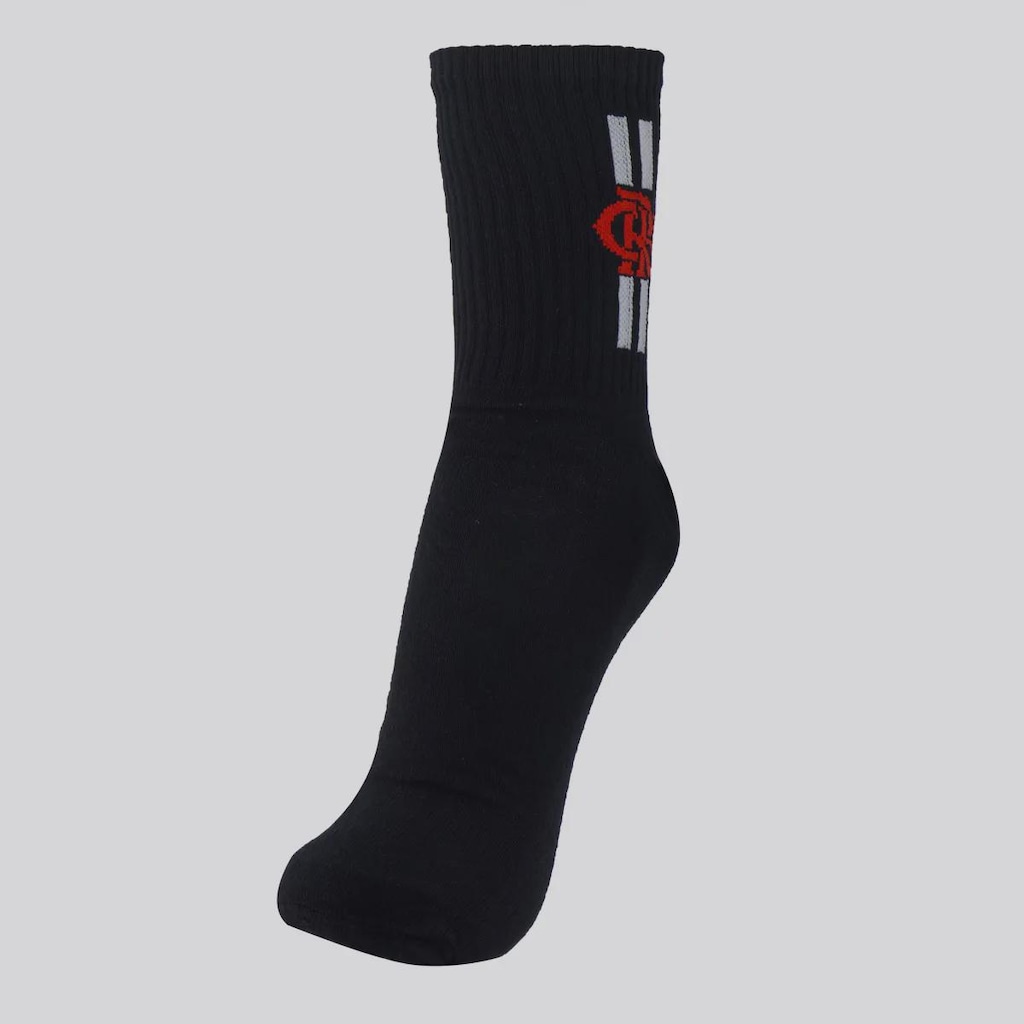 Meia Flamengo Esporte Escudo Masculina